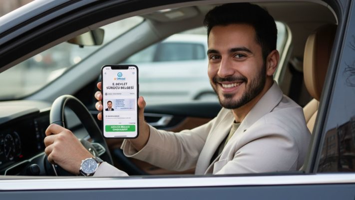 Geçici sürücü belgesi onay durumunu e-Devlet üzerinden telefonla kontrol eden sürücü